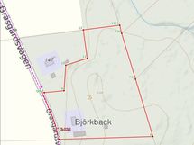 Fastigheten 2,54 ha/ Kiinteistö 2,54 ha