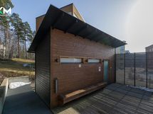 Taloyhtiöllä pihasauna käytössä