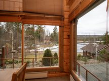 näkymät terassilta järvelle
