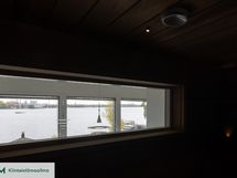 Sisäsaunan lauteiltakin merinäköala