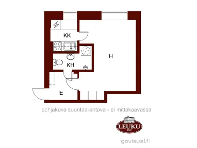 Kerrostalo, 1h+kk, 26,5 m², Pyynikki - Näkymä 2