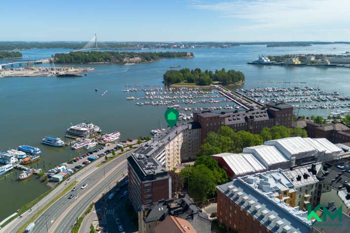 Kerrostalo, 2h, k, kph, parveke, 57 m², Kruununhaka, Helsinki