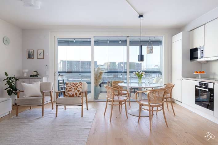 Kerrostalo, 3h+avok+kph+s+lasitettu p, 77,5 m², Kalasatama, Helsinki