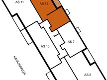 Asunto A12-13 sijaintikaavio