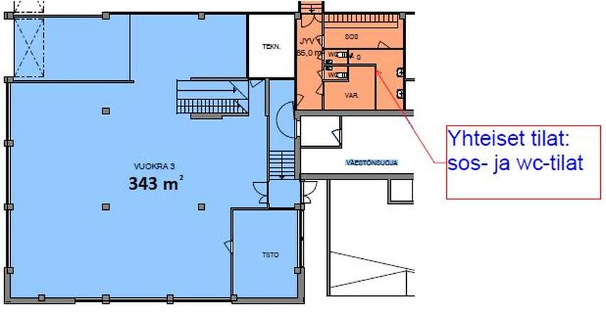 Liiketila, 343 m², Kaivoksela - Näkymä 2
