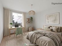 Suurempi makuuhuone - digistailattu