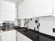 Tyylikäs keittiönurkkaus