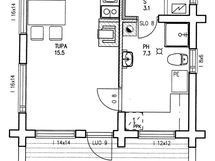 pohjakuva hirsisaunamökki