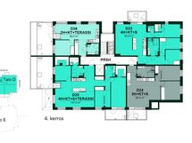 Espoon Tiira - 4. kerroksen kerrospohja (Talo D)