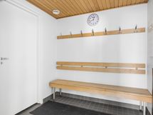 Yhtiön saunaosasto/kerhotila on yhteiskäytössä Rad