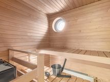 Oma sauna on täydellinen paikka rentoutua päivän päätteeksi.
