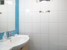 Alakerran erillinen wc.