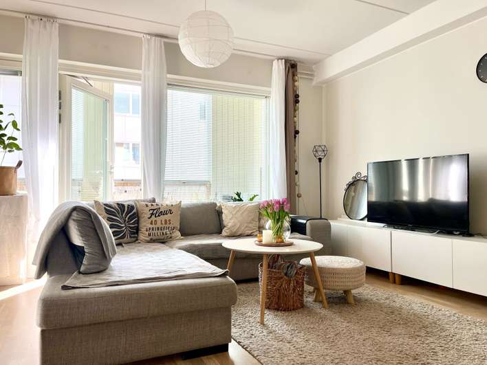 Kerrostalo, 2h + k + parveke/terassi, 45 m², 6 kaupunginosa, Porvoo
