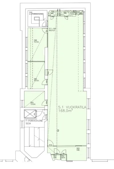 Toimitila, 348,5 m², Kamppi - View 3