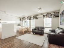 Olohuone ja keittiö