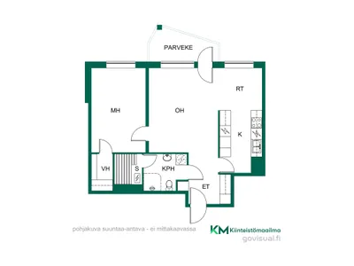 Kerrostalo, 2h, k, s, 57 m², Korpisalmi - Näkymä 2