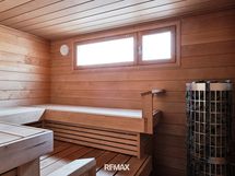 Taloyhtiön juuri uusittu sauna