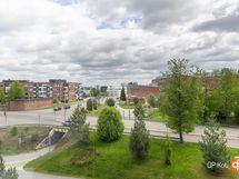 Parvekkeen näkymä keskustan suuntaan