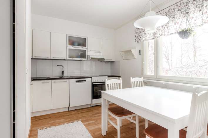 Rivitalo, 3h, k, kh, s, wc, terassipiha, ranskalainen parveke, 74,5 m², Päiväranta - Näkymä 4