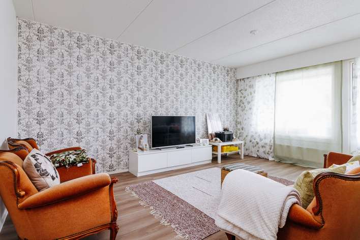 Rivitalo, 2h + k + s, 63,5 m², Hyllykallio - Näkymä 3