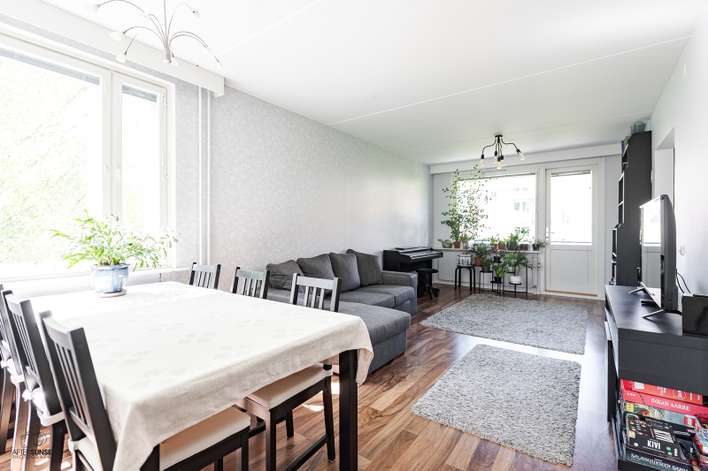 Kerrostalo, 3h, k, kph/wc, vh, parveke, 83 m², Kaleva, Tampere