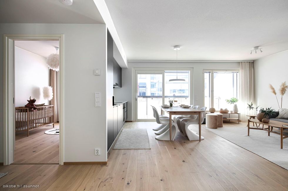 Stailattu malliasunto B3, 3h,+kt+s, 81 m², 2/6. krs,