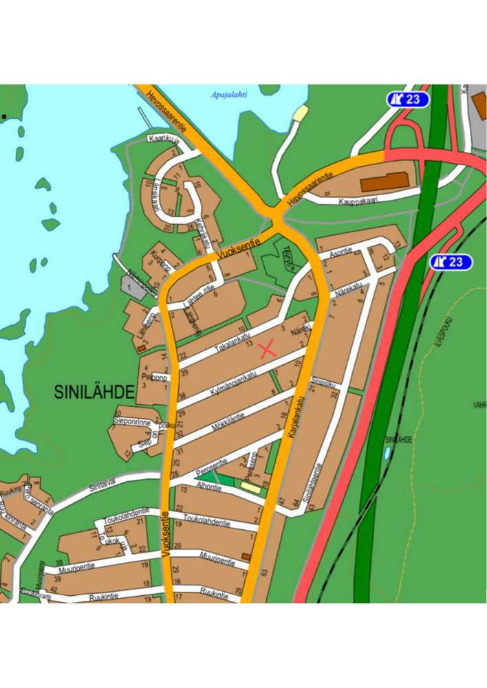 Tontti, 2 745 m², Sinilähde, Heinola