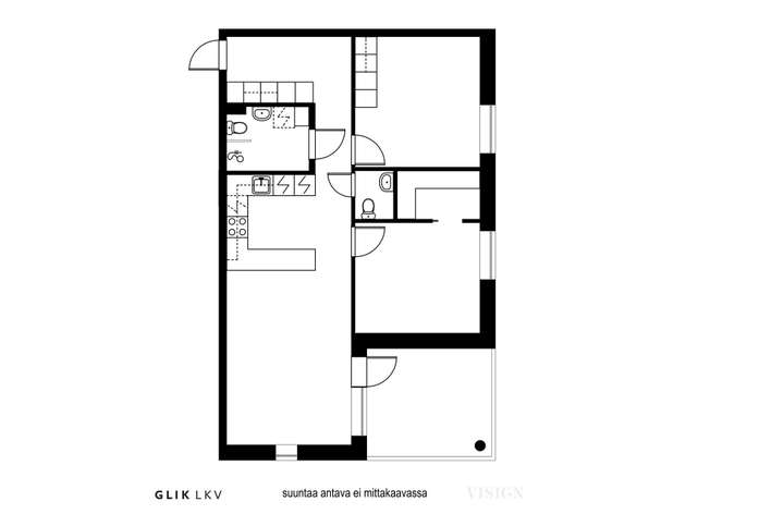 Kerrostalo, 3h+kt, 74,5 m², Hervantajärvi - Näkymä 2