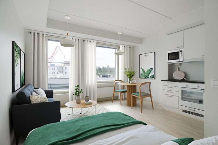 Kerrostalo, 1h+kt+rp, 28 m², Tehdas, Hyvinkää