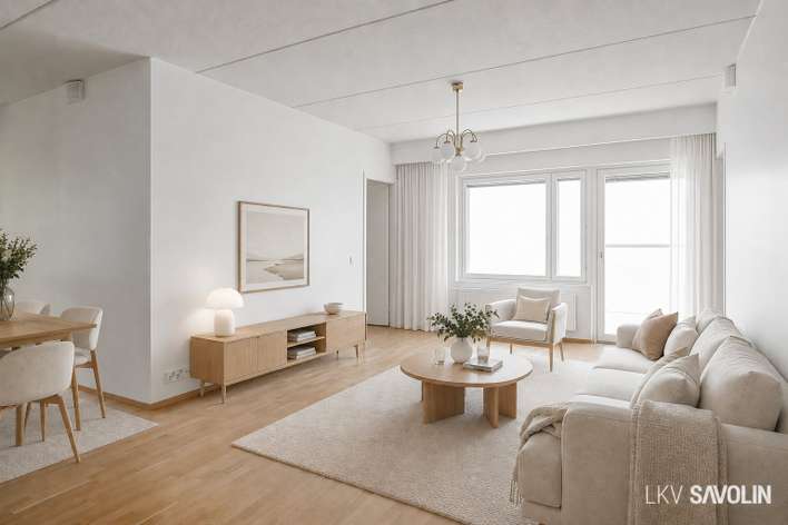 Kerrostalo, 3h, k, kph, s, wc/khh, vh, lasitettu parveke, 84 m², Keskusta, Jyväskylä