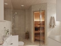 Taiteilijan näkemys rivitalon 97m asunnosta C61