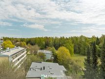 Näkymä makuuhuoneesta