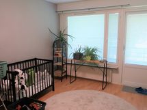 Yhdistetty mh, käynti parvekkeelle