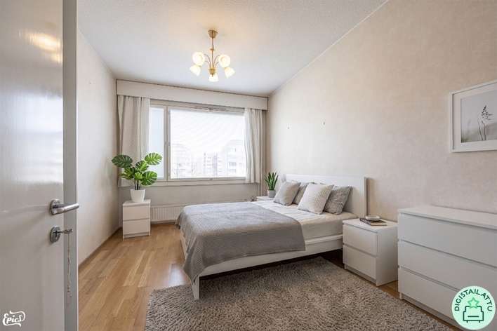 Kerrostalo, 4h, k, eril. wc, kph, s, lasitettu p, 93 m², Tammela – pohled 4