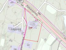 Kiinteistö kartalla