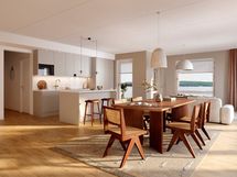 Visualisointi kodista A 60 (3-4h+kt+s, 92 m²)