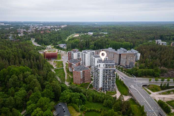 Kerrostalo, 2h+kt, 41,5 m², Olari, Espoo