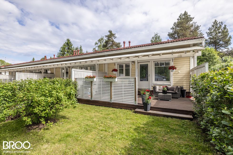 Takapihan julkisivua