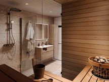 Visualisointi Renatan kodista B 36,  5h+kt+s, 120,5 m²