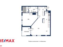 Toimiva ja selkeä pohjaratkaisu helpottaa sisustamista.