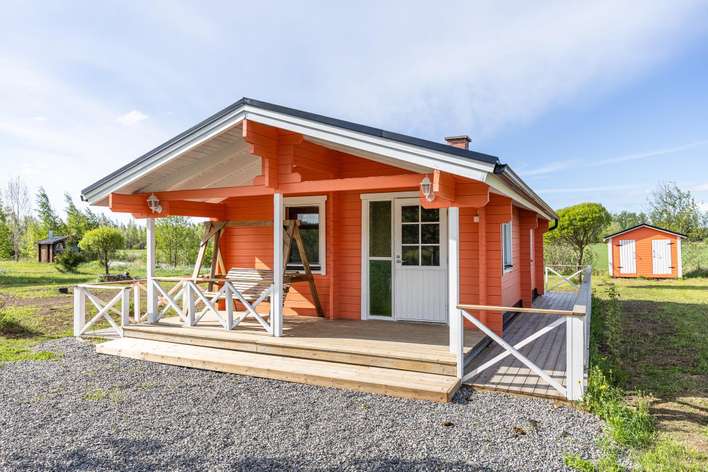 Loma-asunto, 2h,tupak., wc, rantasauna,ulkovarasto, 35/38 m², Kokko, Urjala