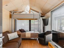 Saunarakennus lounge/makuutila
