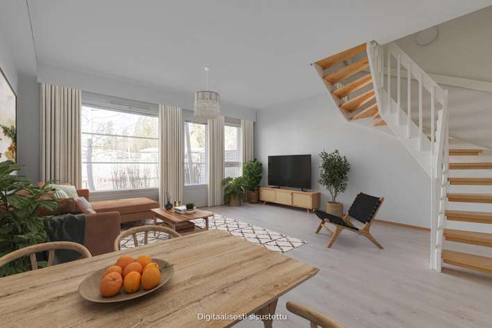 Rivitalo, 4H+K+S, 88 m², Imatrankoski, Imatra