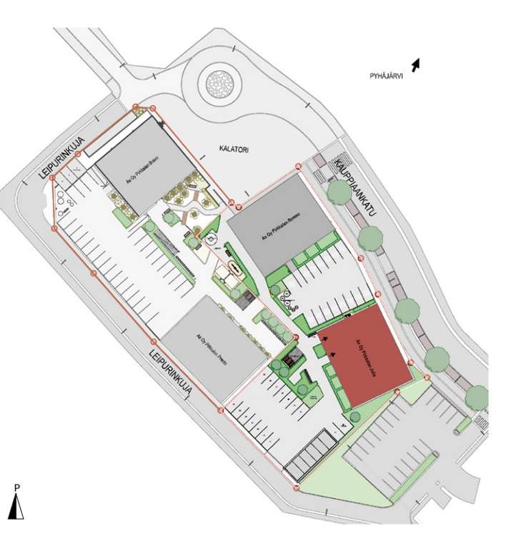 Kerrostalo, 1h + avok + p, 22 m², Solja - Näkymä 4
