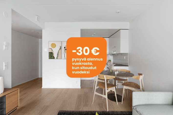 Kerrostalo, 2H+KT+P, 47 m², Kivistö, Vantaa