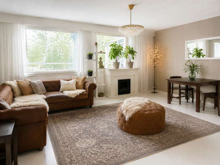 Rivitalo, 4h, k, s, kph, 2 wc, parveke, 90,5 m², Hyhky, Tampere