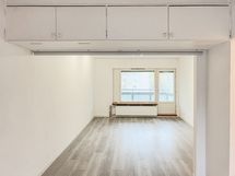 Kaappitilaakin löytyy