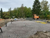 Paritalojen perustusten työt aloitettu