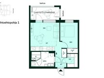 Kodin pohjapiirros - vaihtoehtopohja