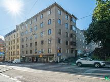 Julkisivu Fleminginkatu 20 kohdalla